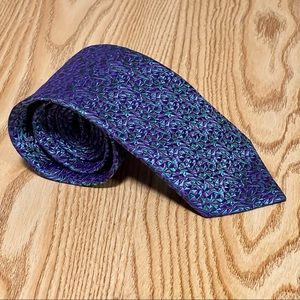CHARLES TYRWHITT BEAUTIFUL GEOMETRIC FLORAL TIE